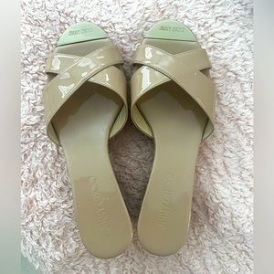 Jimmy Choo size 37 slide with cork heel